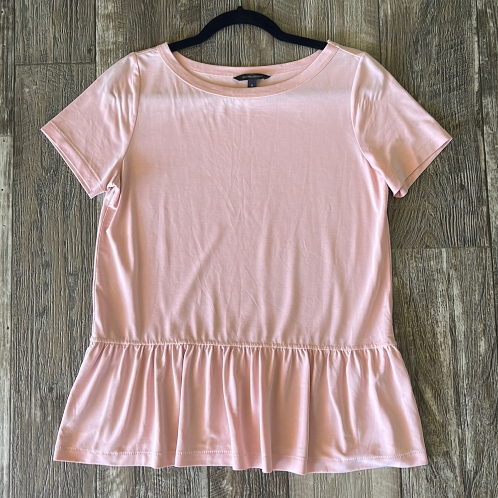 BANANAS REPUBLIC BEAUTIFUL PINK BLOUSE, SMALL